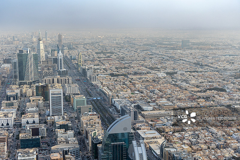 沙特阿拉伯利雅得市中心图片素材