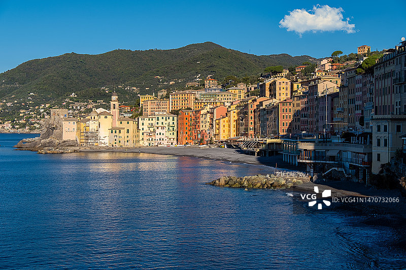 意大利卡莫利村庄日出图片素材