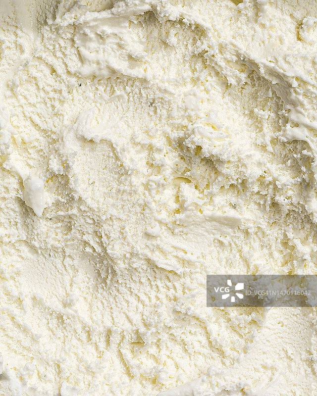白色香草冰淇淋的纹理背景完整画面图片素材