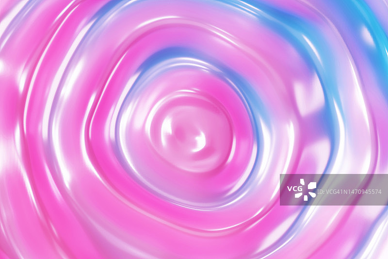 抽象未来主义多色3D背景闪亮粉蓝色螺旋图片素材