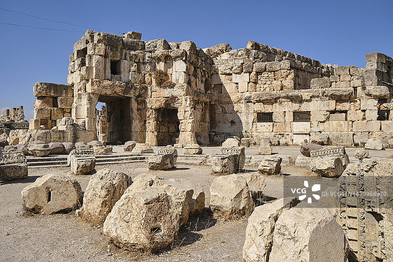 黎巴嫩巴尔贝克古罗马遗址景观图片素材