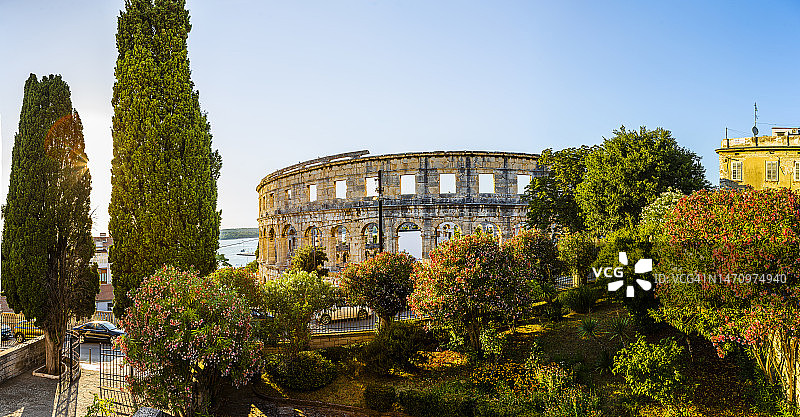 罗马圆形剧场：普拉竞技场风光图片素材