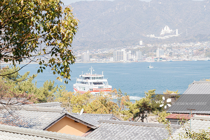 宫岛海洋景观图片素材