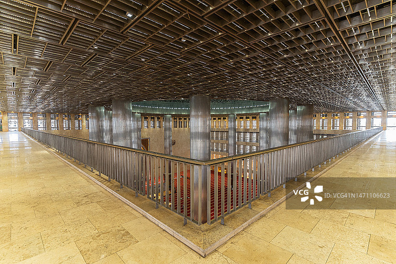 伊斯蒂克拉尔清真寺，雅加达，印度尼西亚图片素材