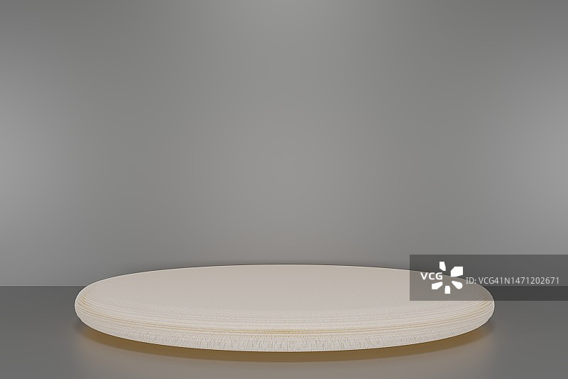 金色背光的毛茸茸的领奖台图片素材