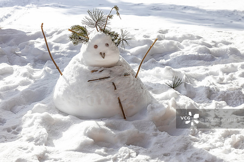 有趣的雪人图片素材