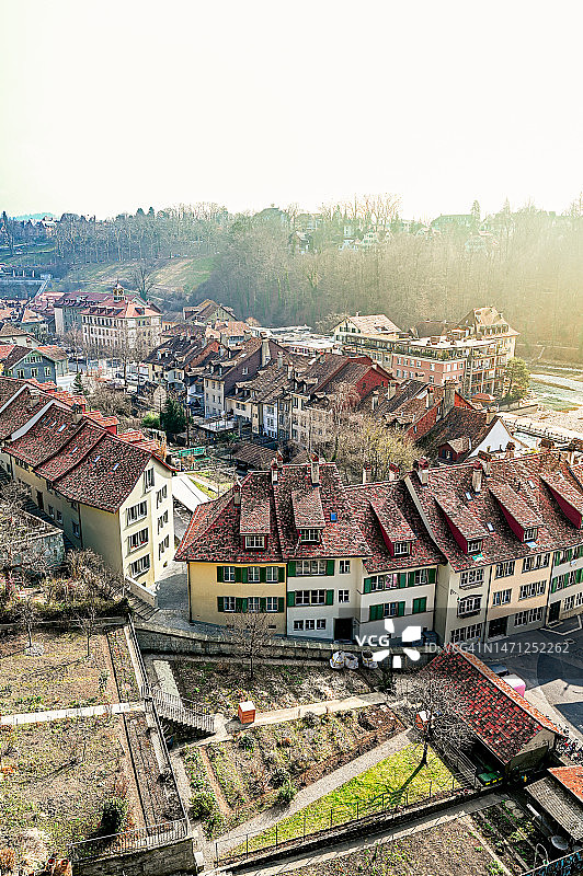 伯尔尼鸟瞰图片素材