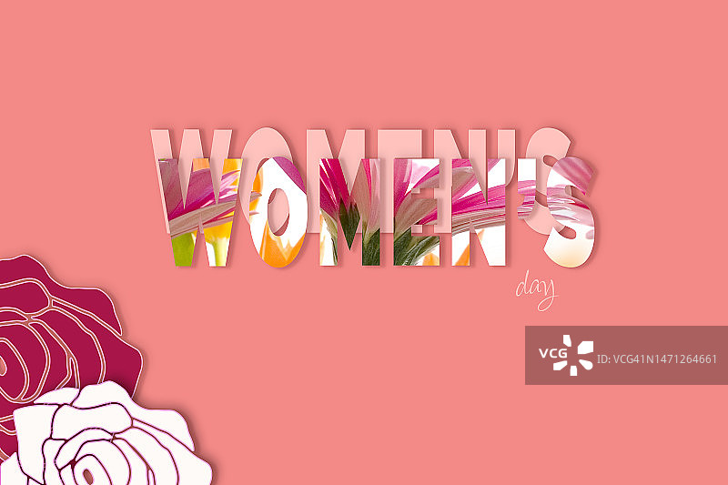 国际妇女节广告宣传banner和宣传单图片素材