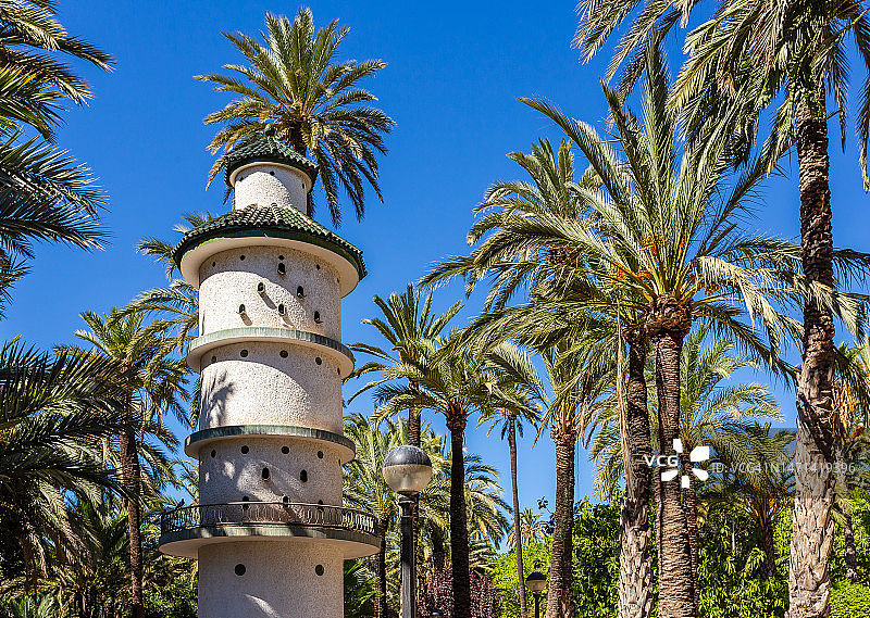 西班牙阿利坎特省埃尔切市的鸽舍图片素材
