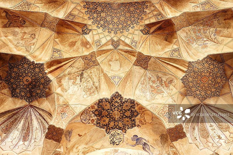 伊朗克尔曼甘吉·阿里·汗浴室图片素材