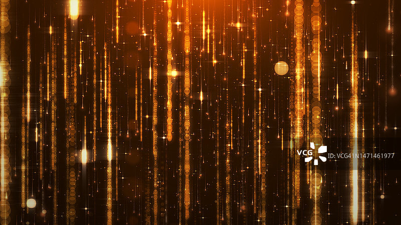 金色闪光颗粒洒落图片素材