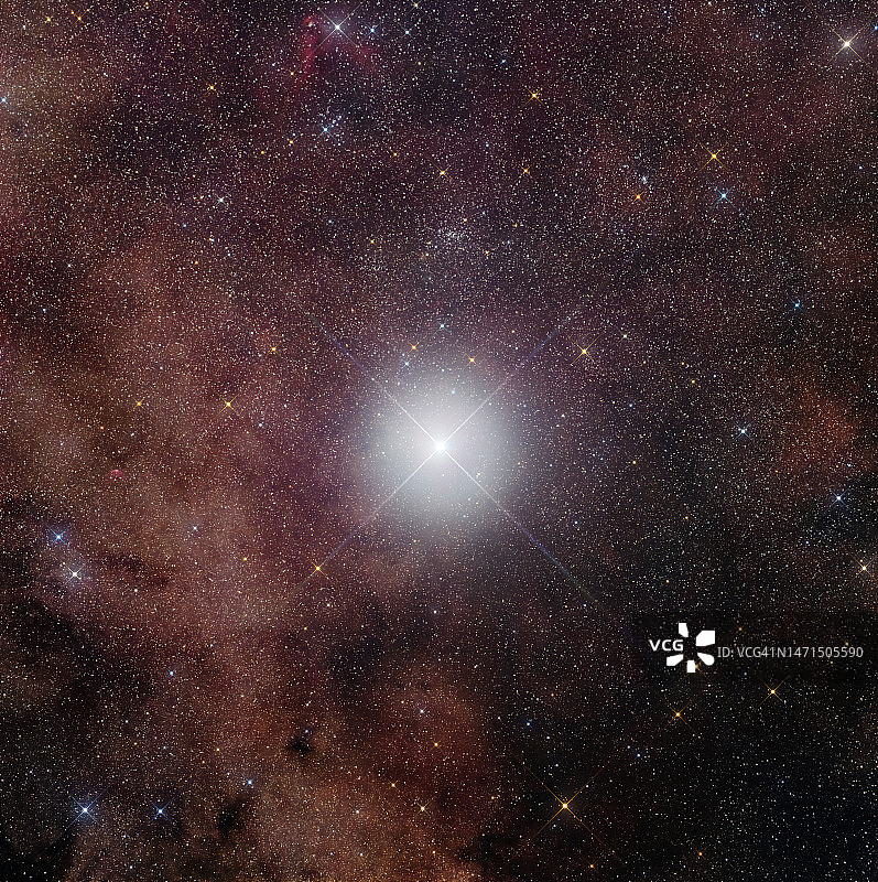 半人马座阿尔法星——距离地球最近的恒星图片素材