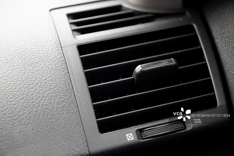 汽车通风口特写图片素材