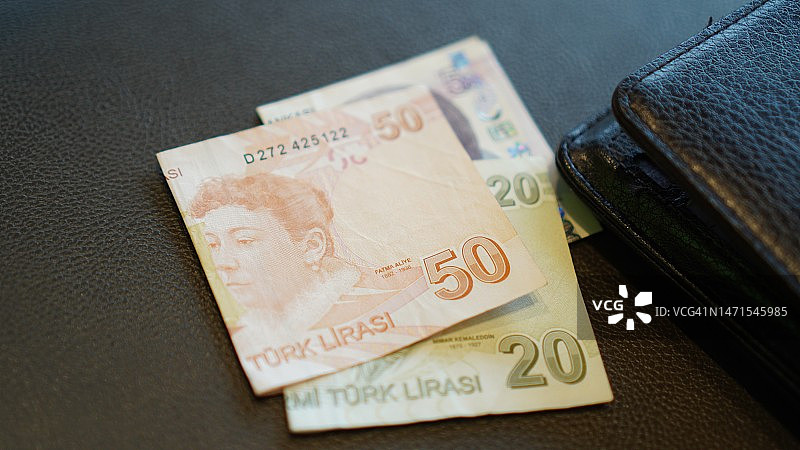 土耳其里拉图片素材