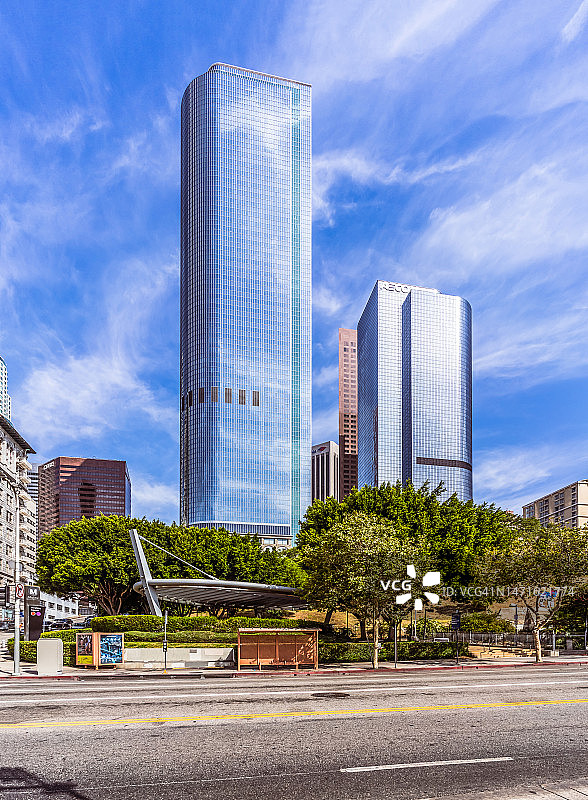 洛杉矶市中心的加利福尼亚广场图片素材