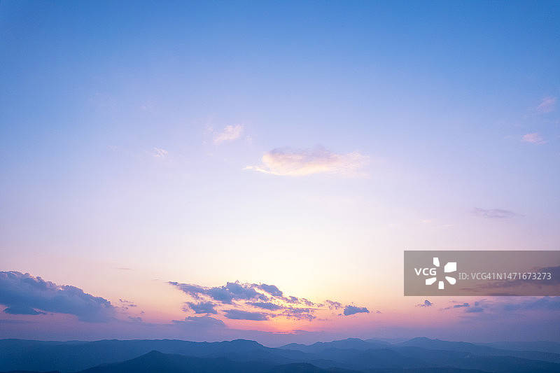 多云的天空图片素材