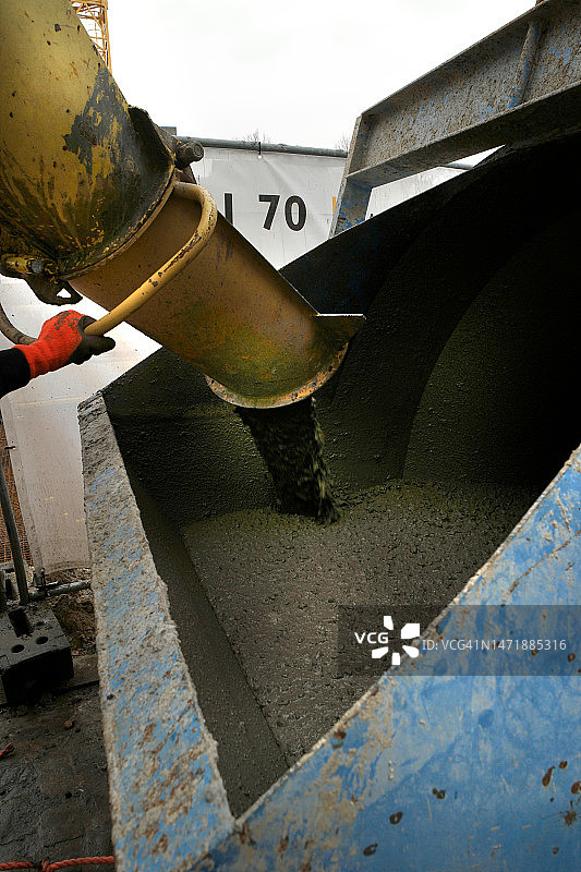 液态混凝土图片素材