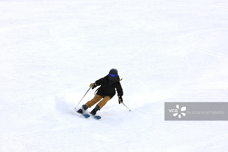 高山滑雪图片素材