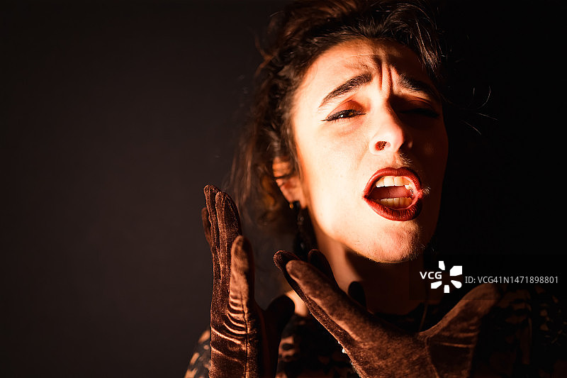 歌剧女演员图片素材