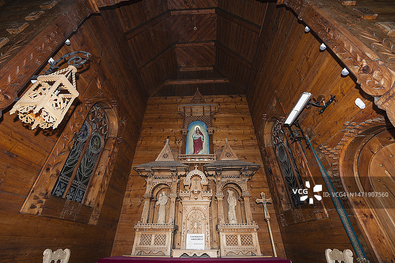 扎科帕内耶稣圣心教堂图片素材