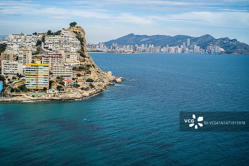 贝尼多姆城市前沿建筑图片素材