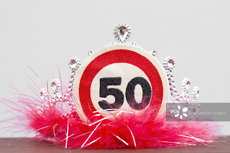 50岁生日头带图片素材