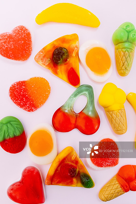 各种软糖和糖果图片素材