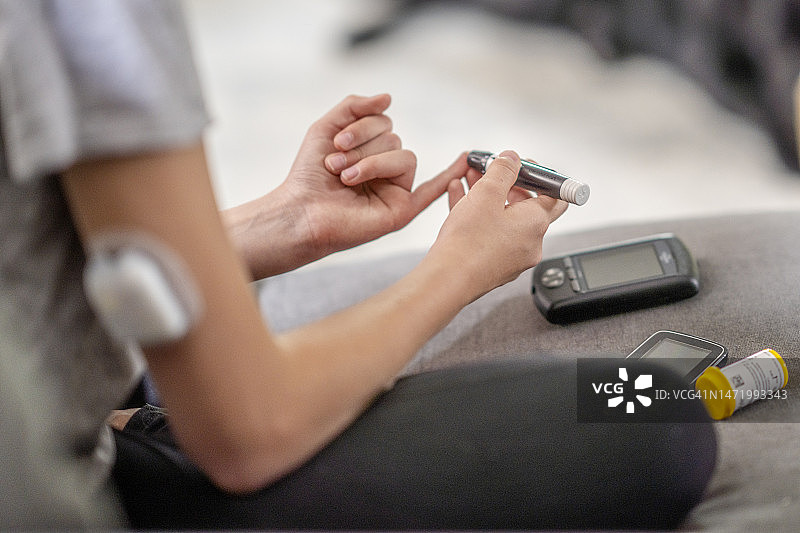 糖尿病扫描图片素材