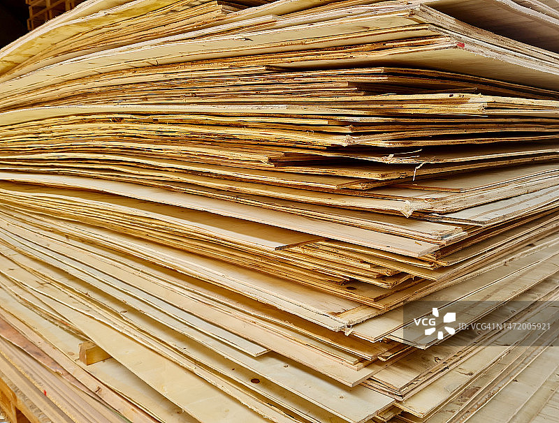 堆叠的胶合板图片素材