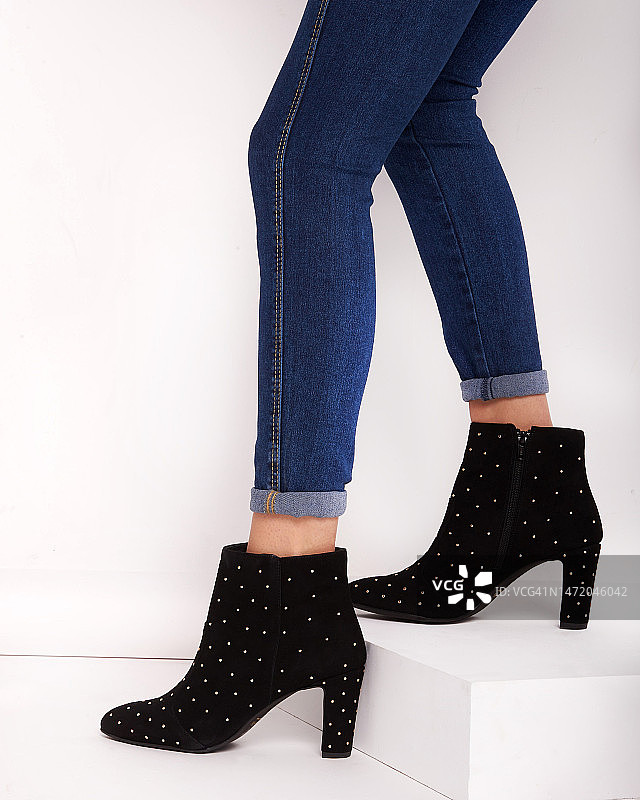 女士踝靴图片素材