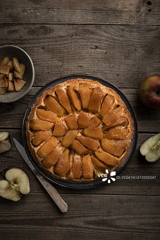 焦糖苹果塔丁派图片素材