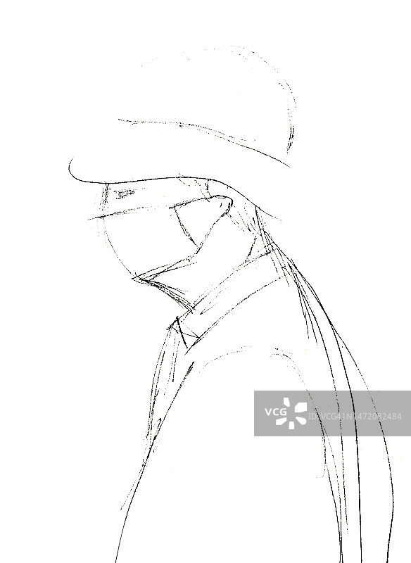 男人。图片素材