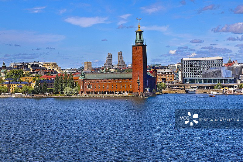 斯德哥尔摩市政厅滨水区图片素材
