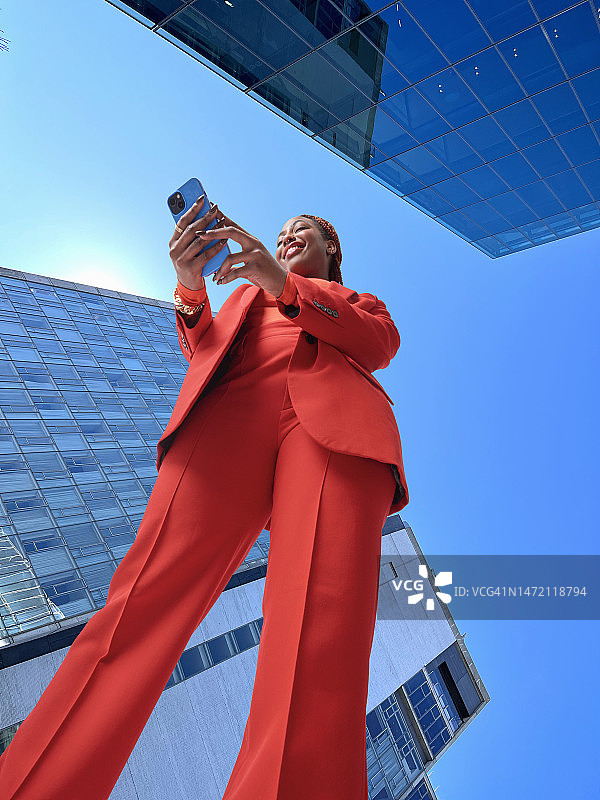 城市里的女商人图片素材