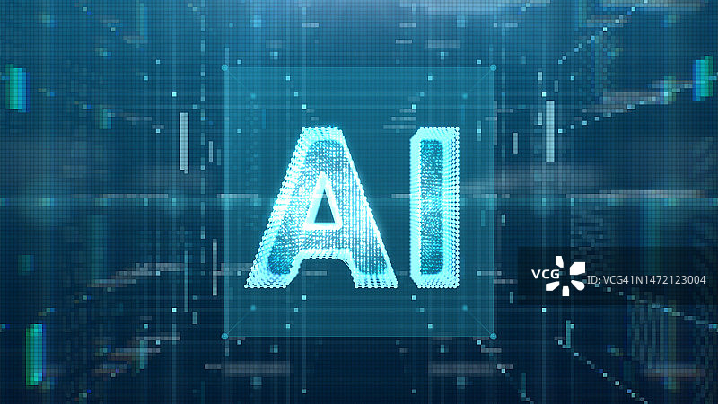 AI人工智能技术创新概念图片素材