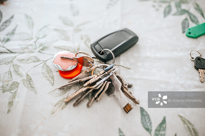 家里的房屋钥匙图片素材