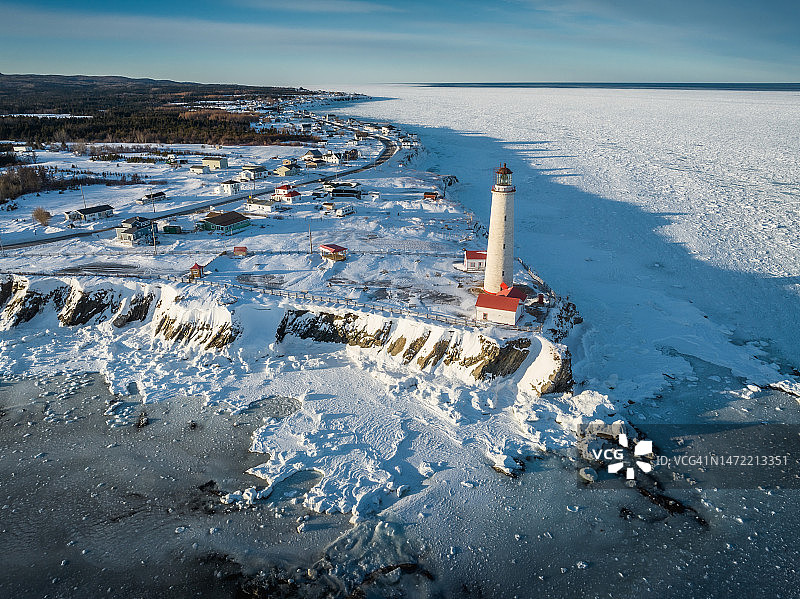 加斯佩半岛的罗西耶角灯塔图片素材