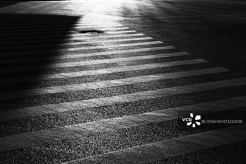 斑马线图片素材