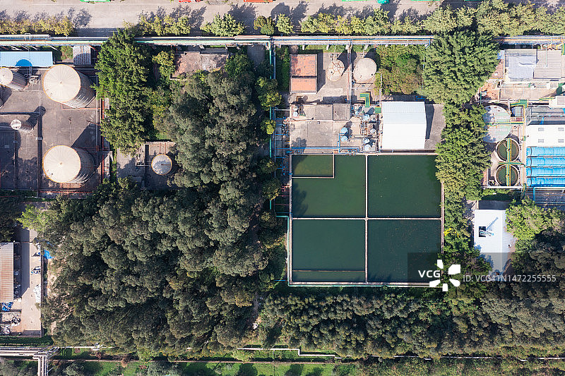 化工厂污水处理系统图片素材