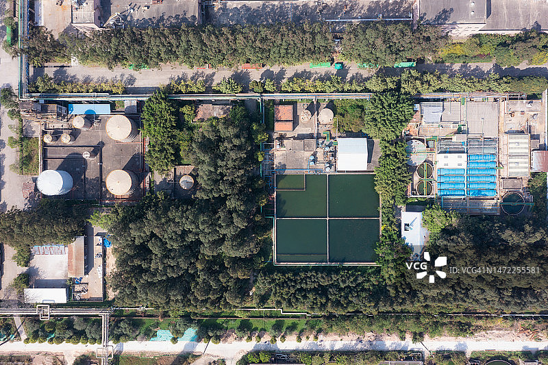 化工厂污水处理系统图片素材