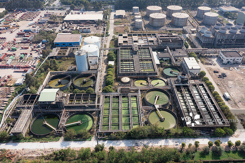 化工厂污水处理系统图片素材