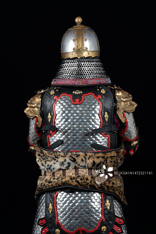 中国唐代盔甲图片素材