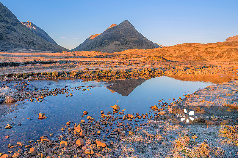 布亚凯莱埃蒂夫比格山和库珀尔河图片素材