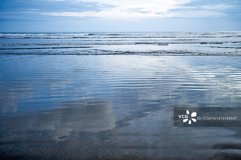 蓝天、碧海、蓝色沙滩图片素材