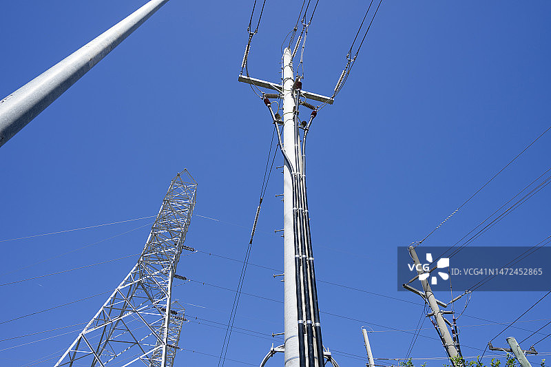 高压电网图片素材