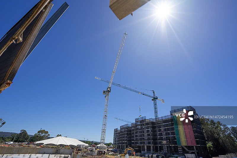 建筑起重机图片素材