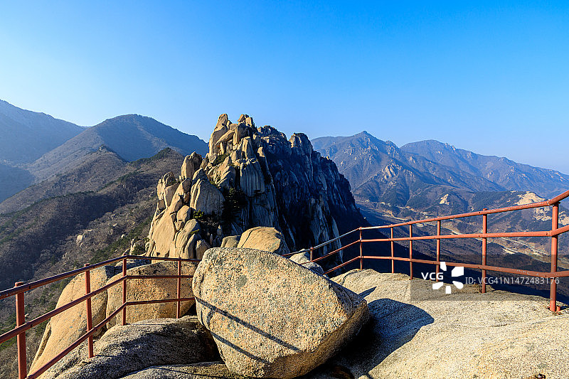 雪岳山蔚山岩图片素材