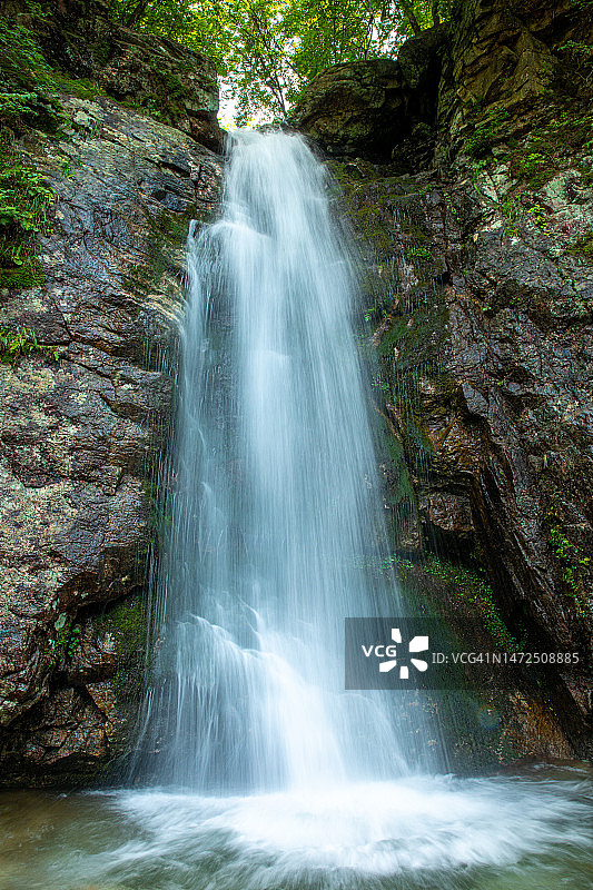 江原道铁原郡梅月台瀑布图片素材