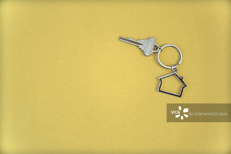房屋造型钥匙链图片素材