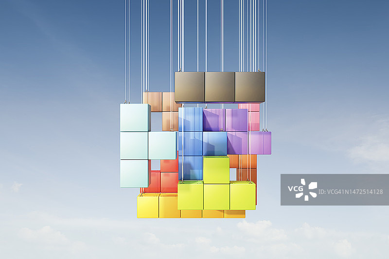 3D, CG，合成，对象，插图，背景图片素材